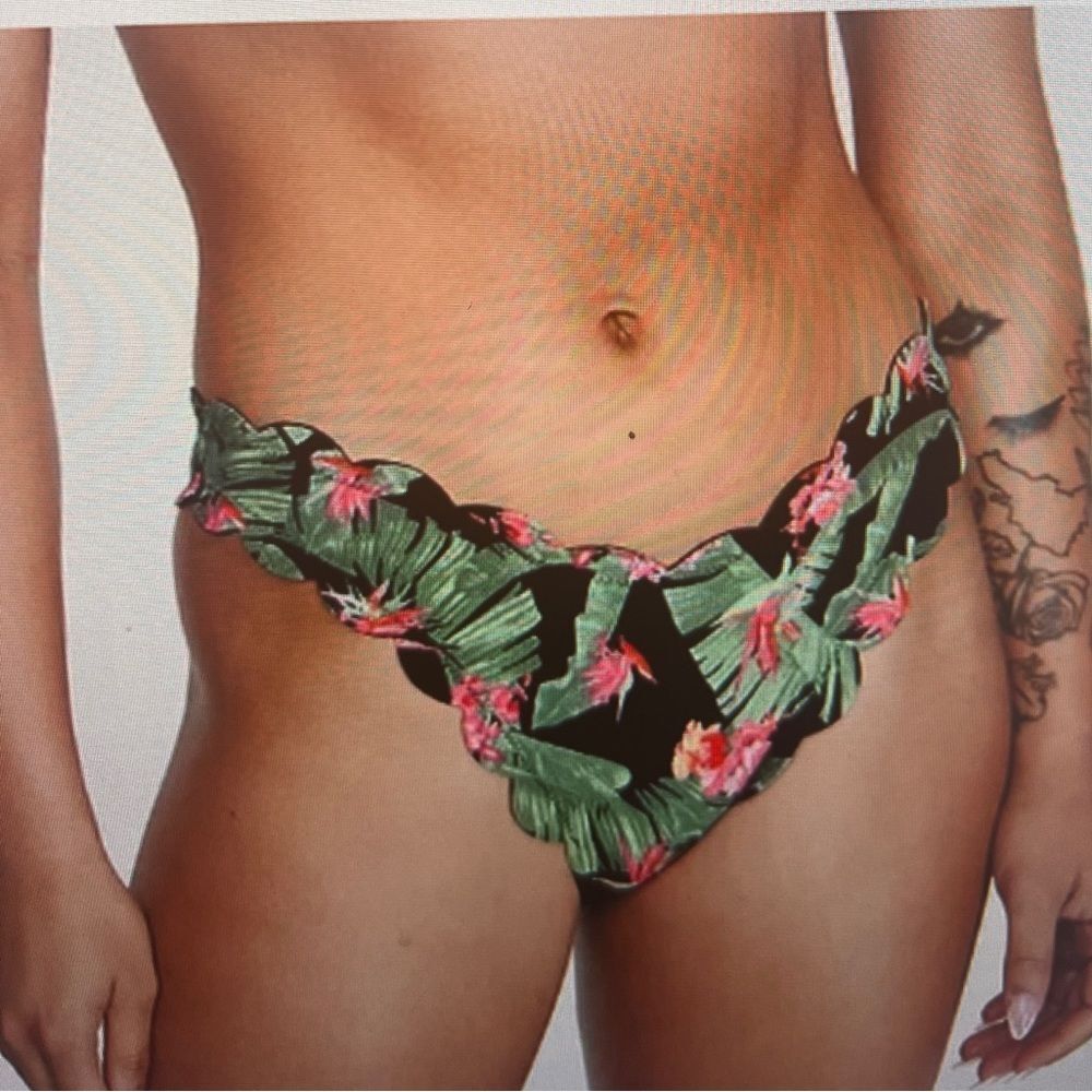 Victoria’s secret swim, scallop Brazilian bikini bottom